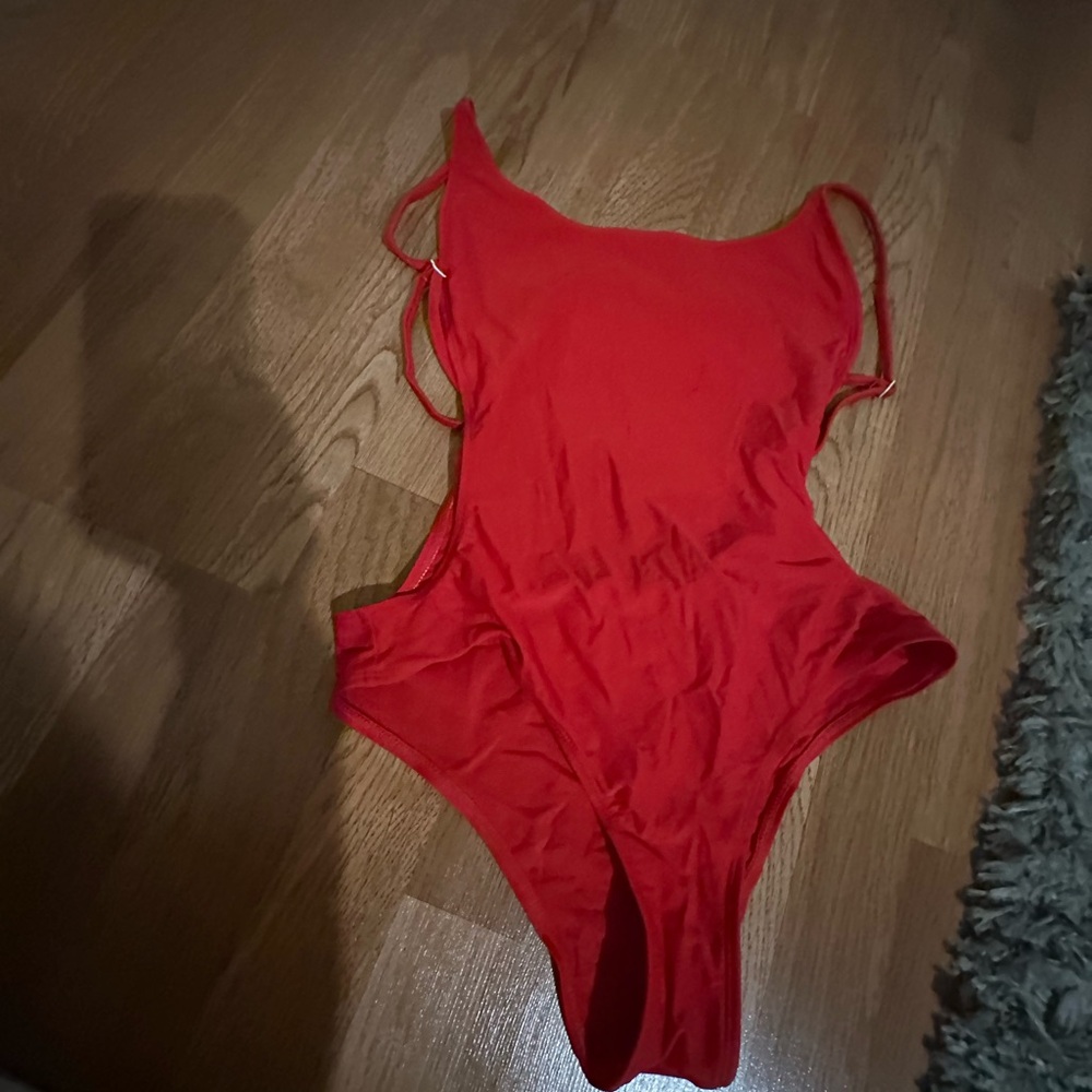 SUNNY CO SWIM Red One-Piece Swimsuit
